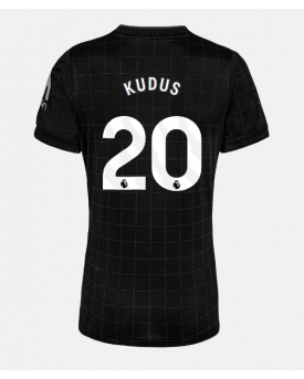 Tottenham Hotspur Mohammed Kudus #20 Maglia Gara Trasferta Repliche 2025-26 Donna Maniche Corte Tottenham Hotspur Mohammed Kudus #20 Maglia Gara Trasferta Repliche 2025-26 Donna Maniche Corte